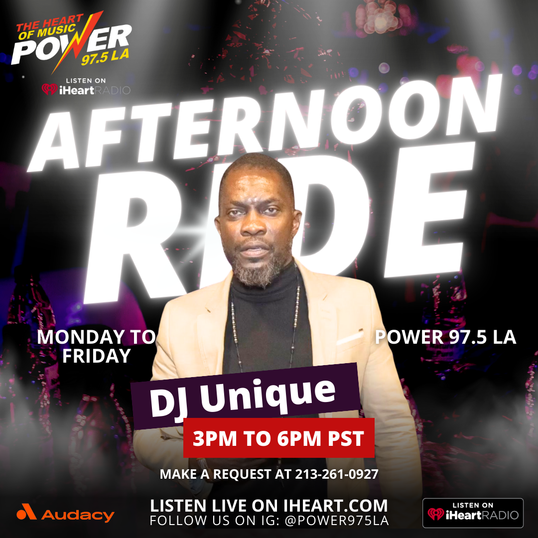 Tune in to DJ Unique on Power 97.5LA for Your Electrifying Commute Soundtrack